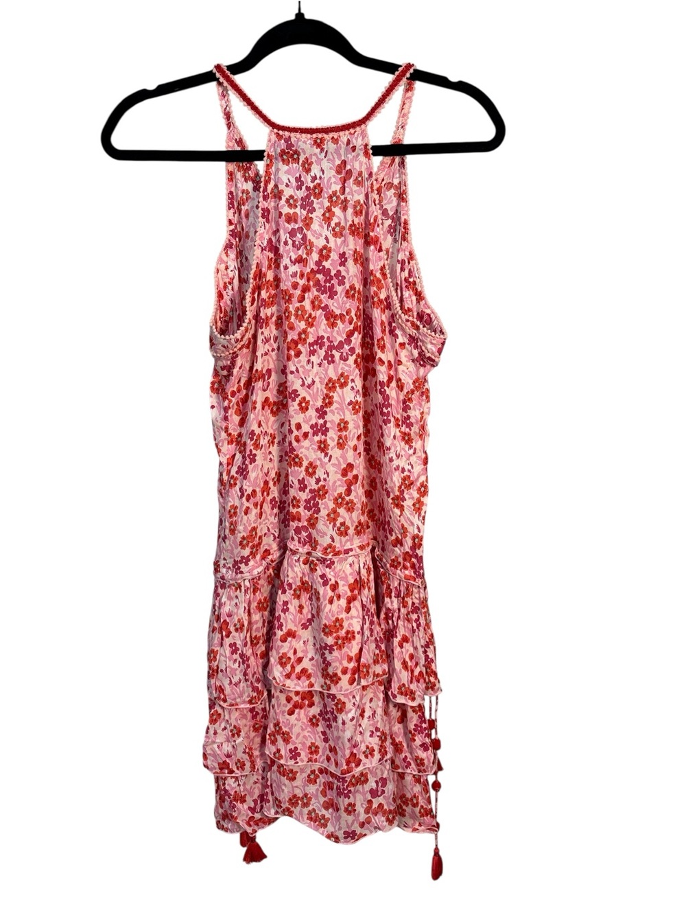 NWT Poupette St Barth Bety Mini Dress Pink Daffodil Large MSRP $310 - Picture 5 of 5